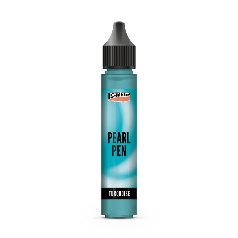 Pearl Pen turquoise ink bottle