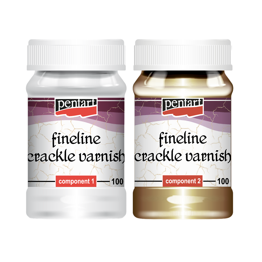 Juegos de barnices craquelados Fineline - 2x100 ml