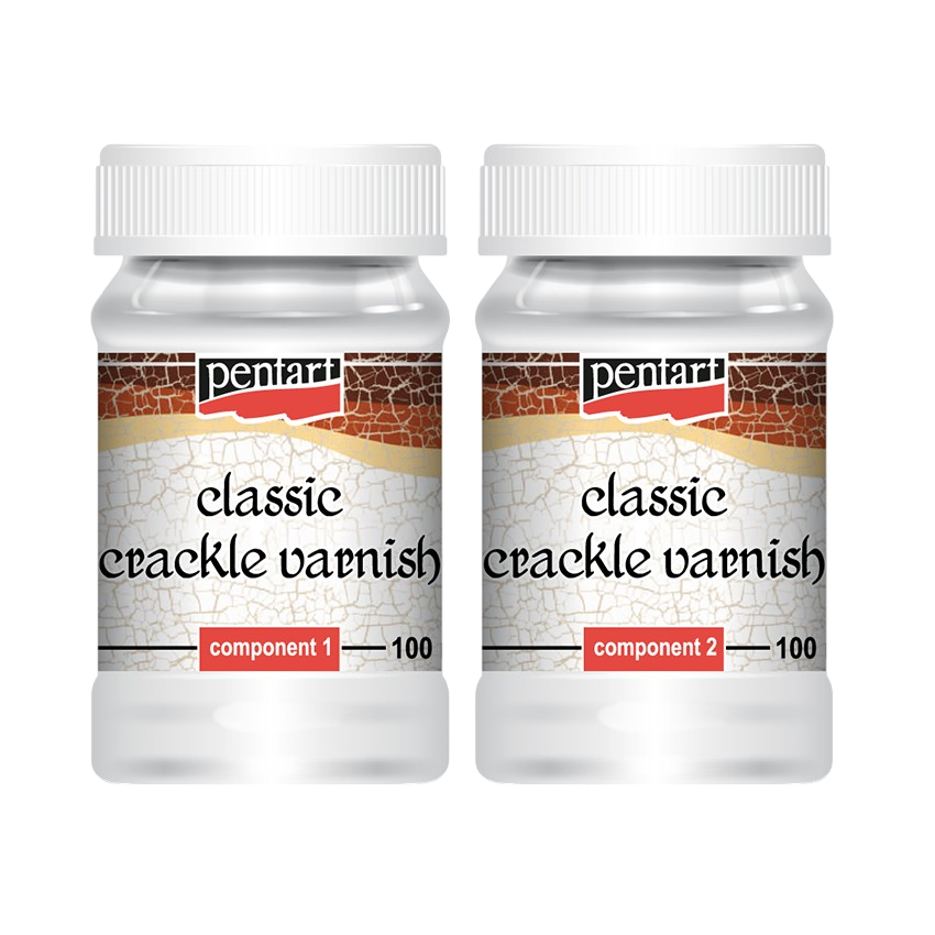 Classic Crackle Varnish Sets - 2x100 ml