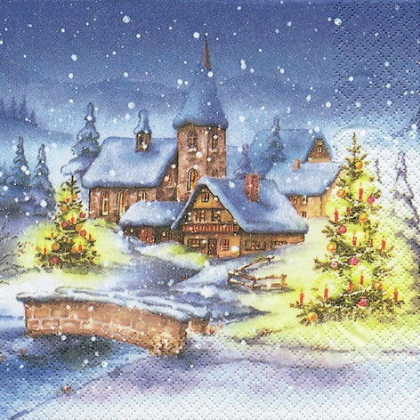 Pueblo Navideño - Servilleta