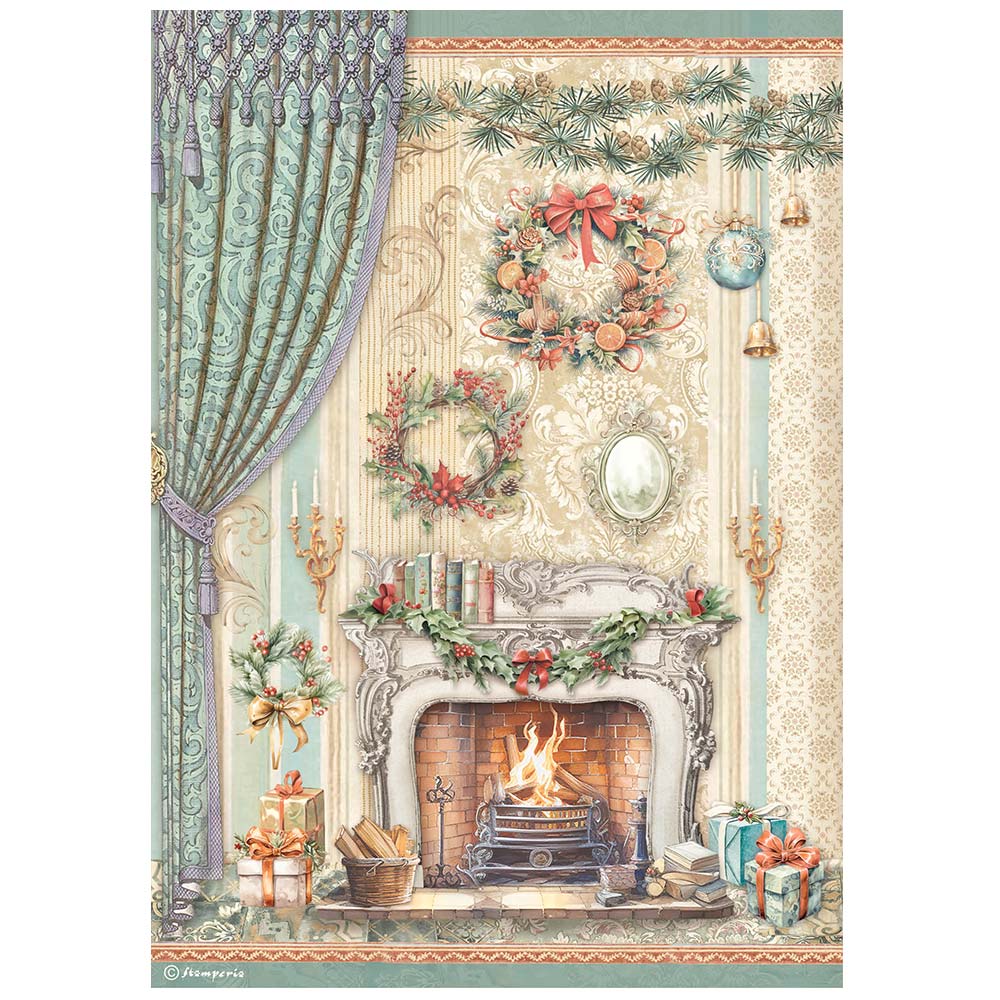 La chimenea del Cascanueces DFSA4939 - Papel de arroz A4
