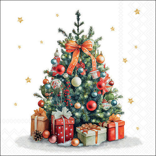 Árbol de Navidad decorado - Servilleta