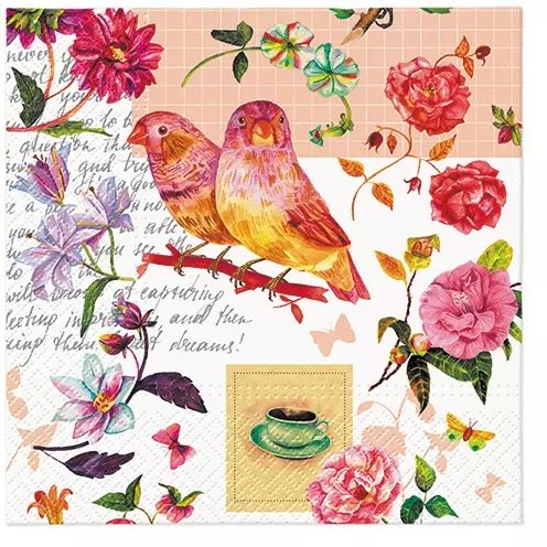 Poesía Floral - Servilleta