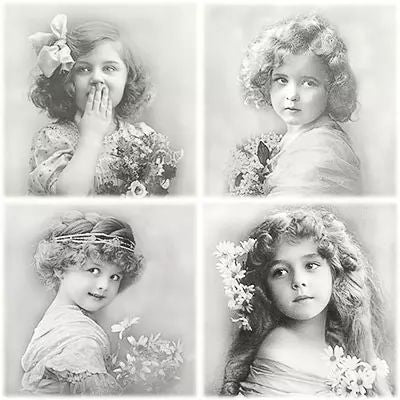 Niñas de las flores - Servilleta