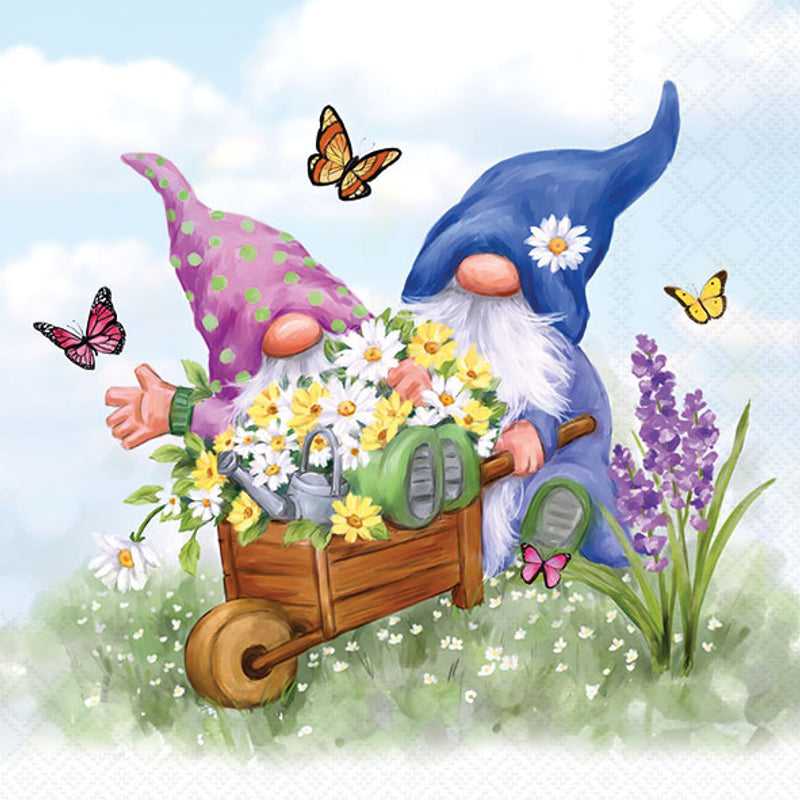 Gardening Gnomes - Napkin