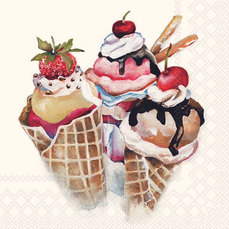 HELADO - Servilleta
