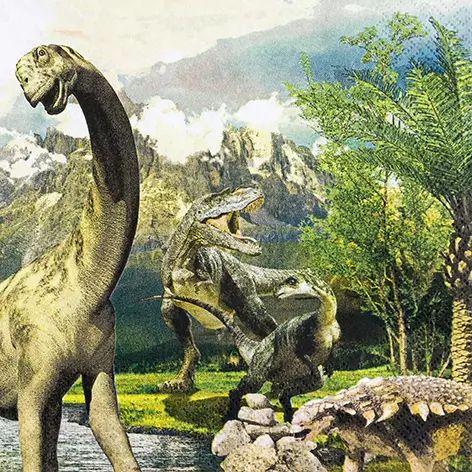 Dinosaurios Jurásicos - Servilleta