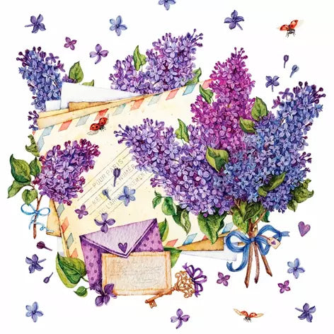 Lettre de Printemps - Servilleta