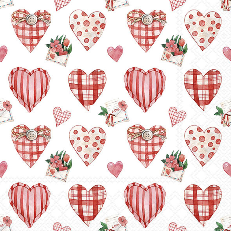 Lovely Hearts - Napkin
