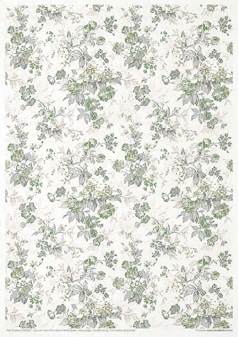 MS027 Shabby Chic en cuatro colores - Set creativo