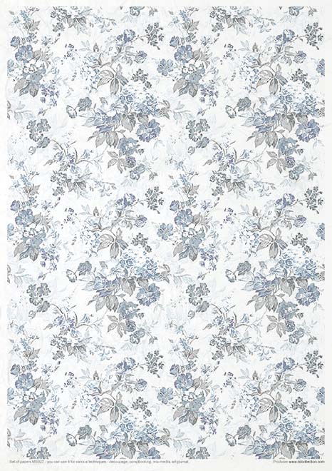 MS027 Shabby Chic en cuatro colores - Set creativo