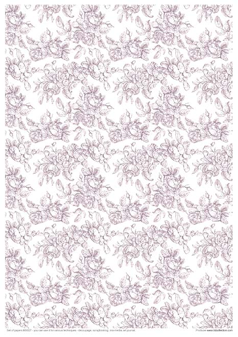 MS027 Shabby Chic en cuatro colores - Set creativo