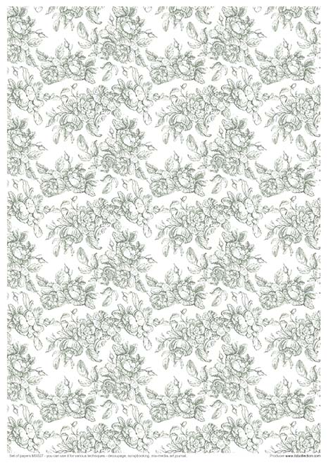 MS027 Shabby Chic en cuatro colores - Set creativo