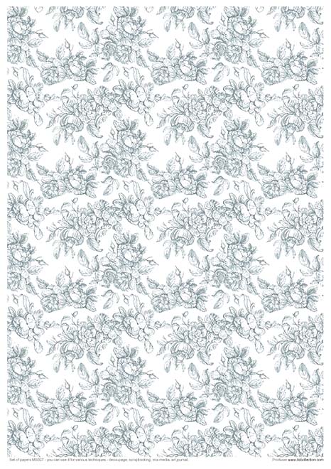 MS027 Shabby Chic en cuatro colores - Set creativo