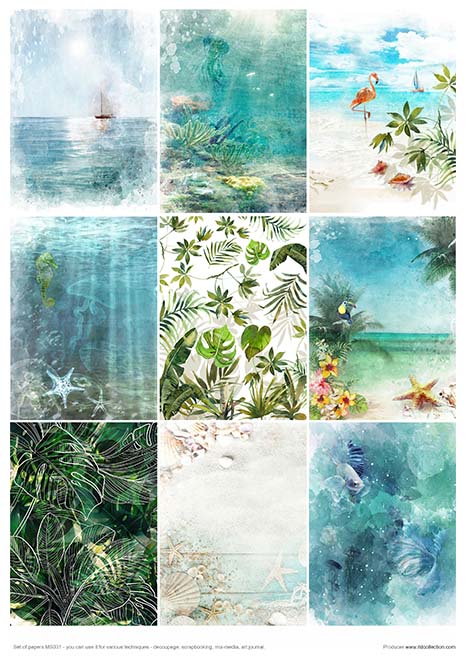 MS031 Sueños tropicales - Set creativo