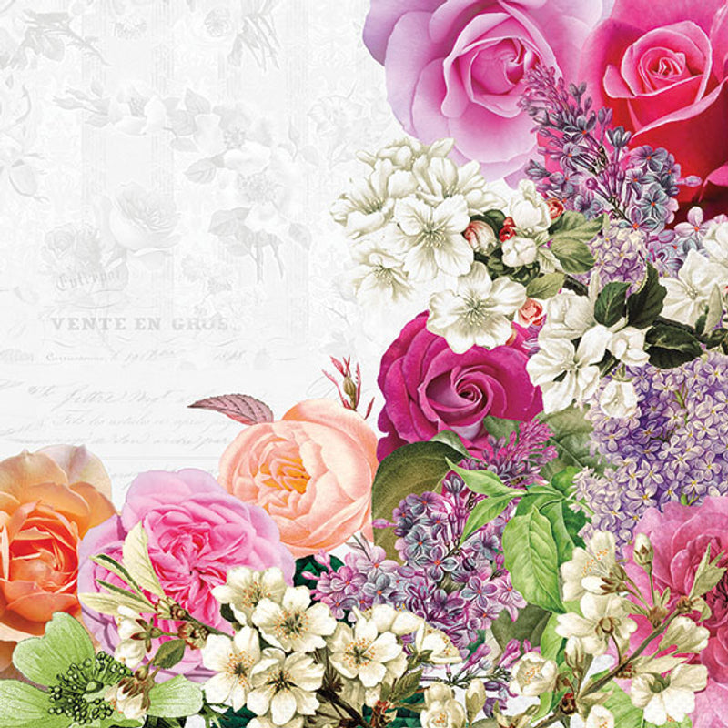 Mixed Flower Border - Napkin