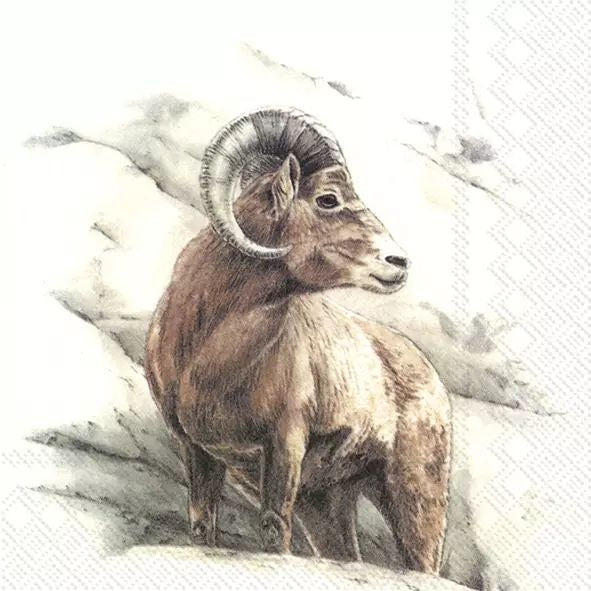 Fauna de montaña - Servilleta