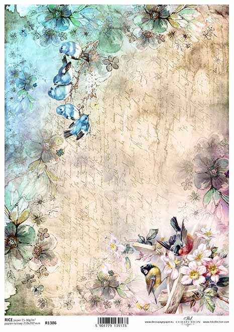 R1386 - Papel de arroz A4