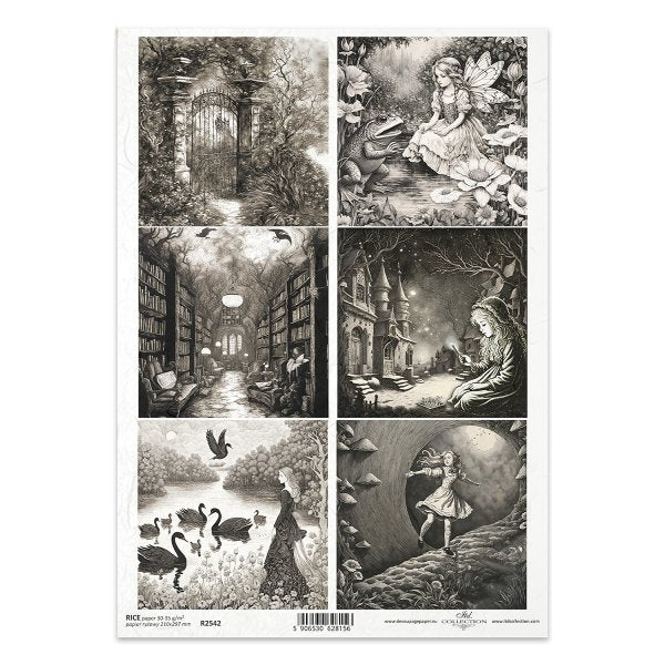 R2542 - Enchanted Fairy Tales Rice Paper A4