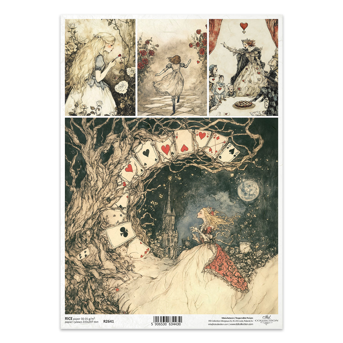 R2641 - Alice’s Dreamland - Rice Paper A4