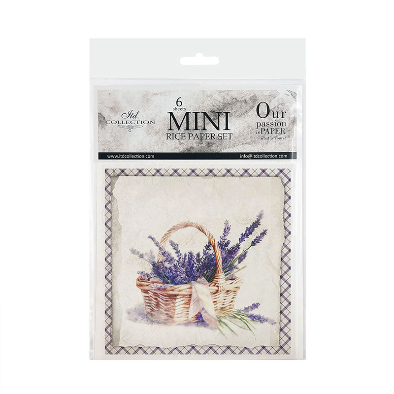 RSM082 - Juego de papel de arroz en miniatura