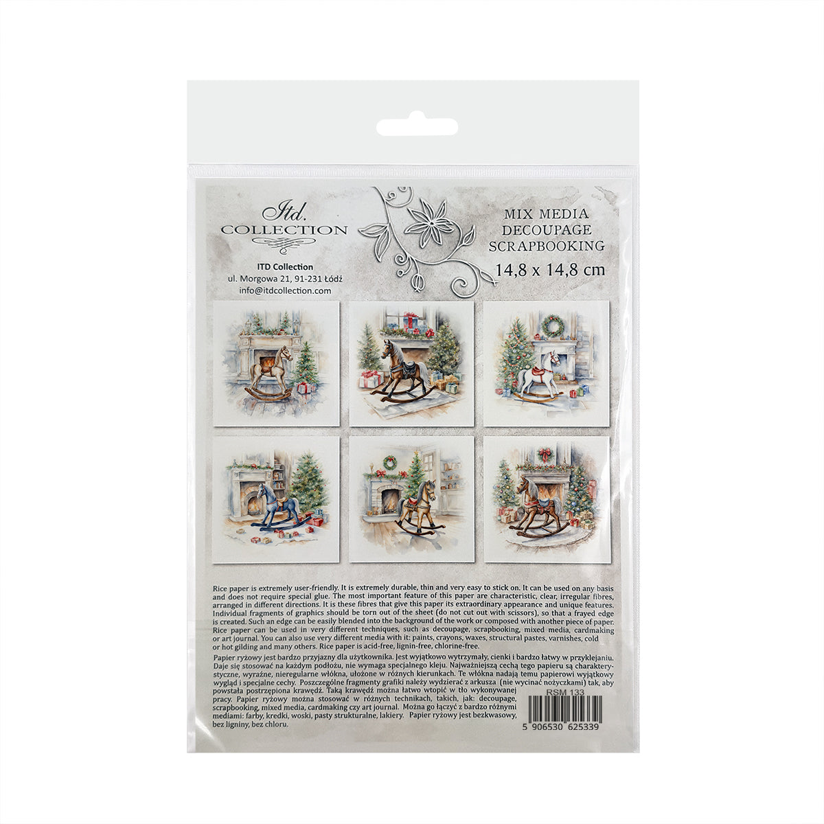 RSM133 - Juego de papel de arroz en miniatura