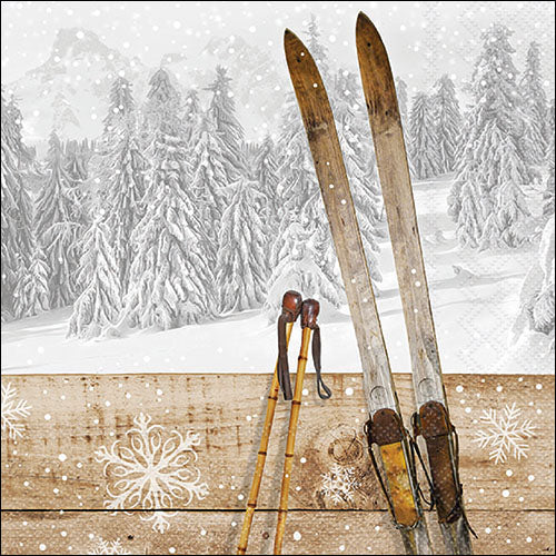 Retro Ski - Napkin