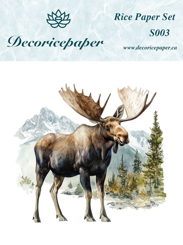S003 - Moose Mini Rice Paper Set
