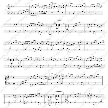 S005 - Musical Moments - Mini Rice Paper Set