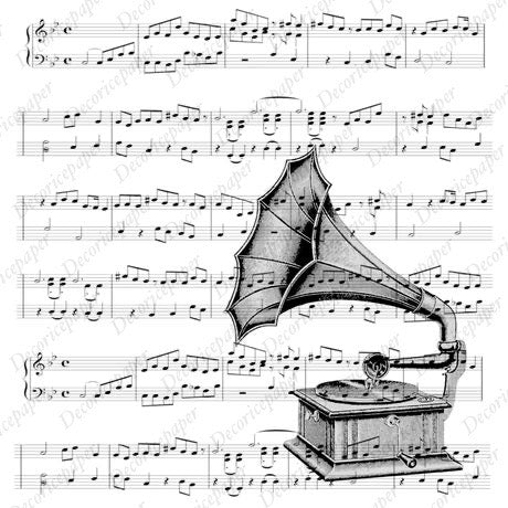 S005 - Musical Moments - Mini Rice Paper Set
