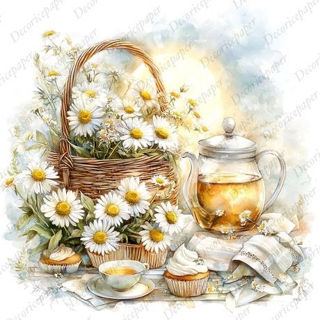 S010 - Just Daisies - Mini Rice Paper Set