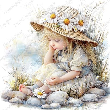 S011 - Summer Daisies - Mini Rice Paper Set