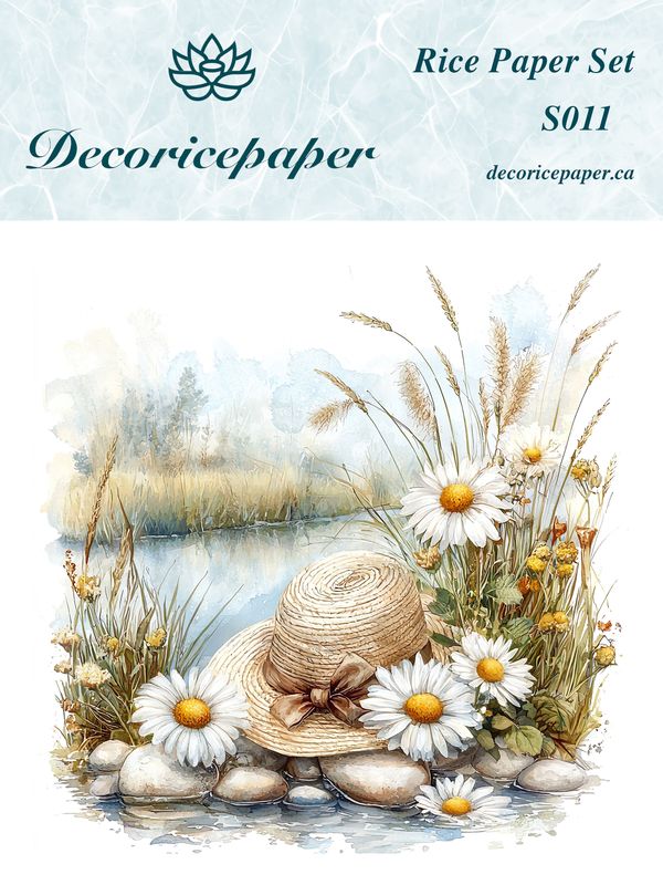 S011 - Summer Daisies - Mini Rice Paper Set