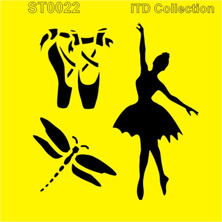 ST0022 - Ballerina Stencil