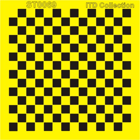 ST0069 - Checkered Pattern Stencil