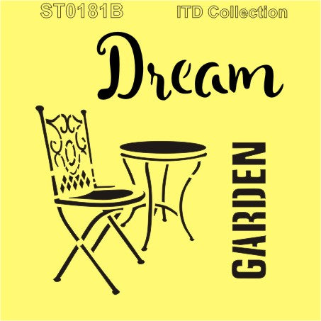 ST0181 - Dream Garden Stencil