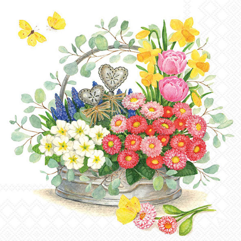 Spring Flowers Decoration - Napkin