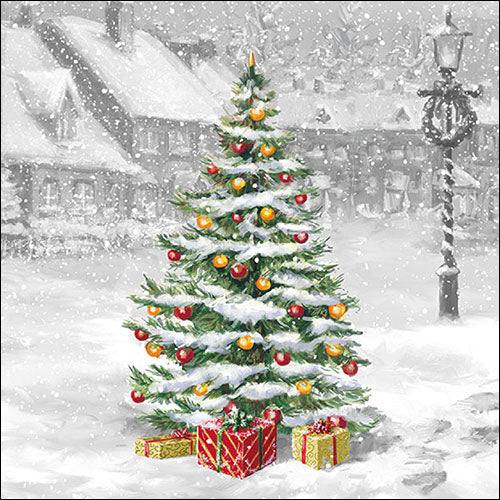 Arbre sur carré - Serviette
