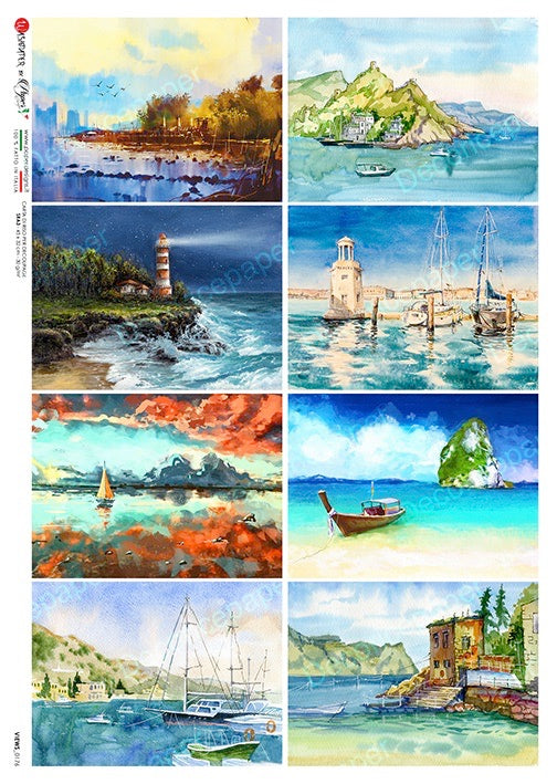 Vistas 0176 - Papel de arroz A5 (5,8"x8,3")