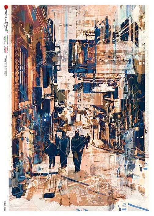 Views 0196 - Rice paper A5 (5.8"x8.3")