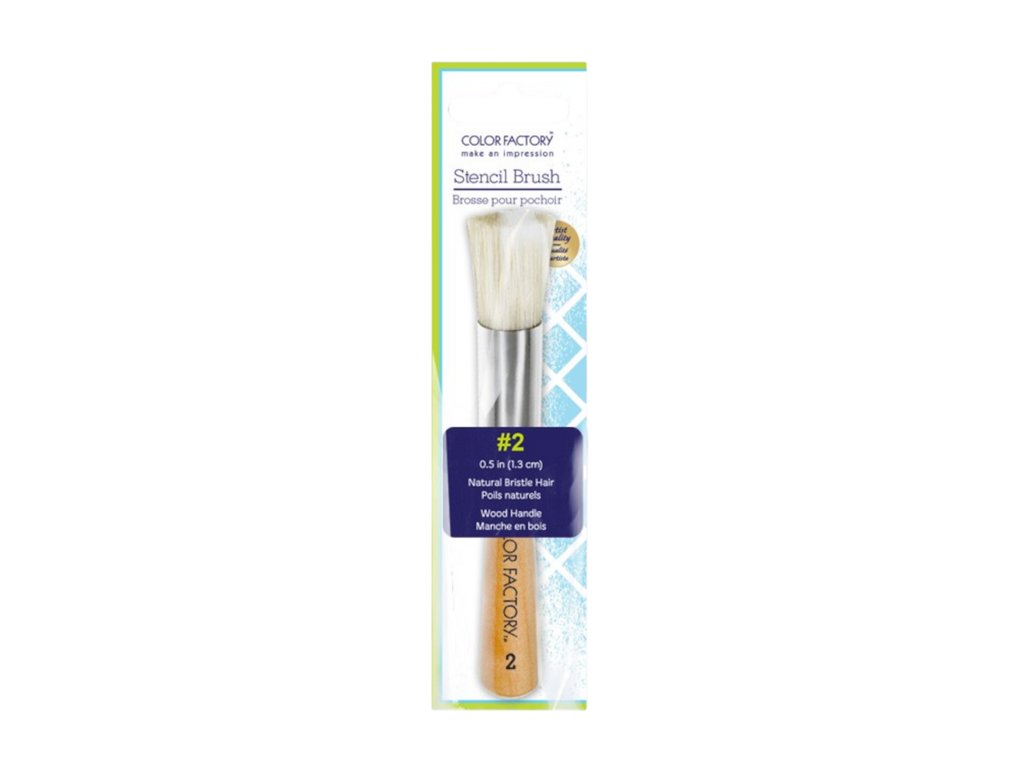 Stencil Brush #2 (1/2")