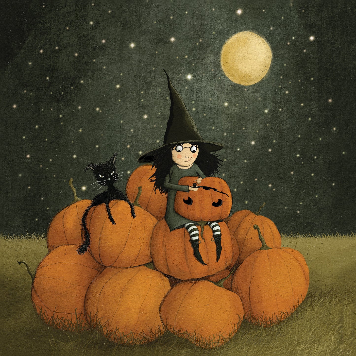 Pumpkin Carving - Napkin