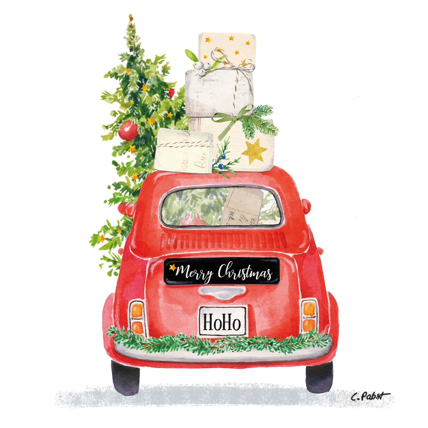 Taxi de Noël - Serviette