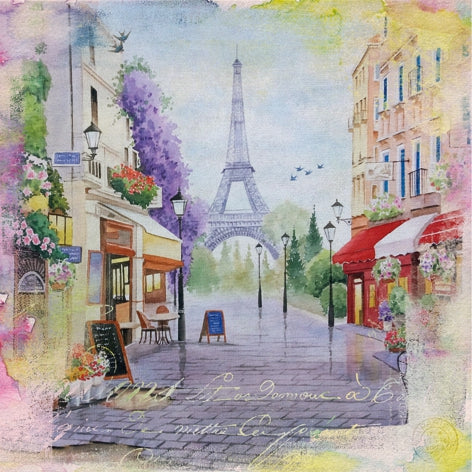 Le Marais in Paris - Napkin