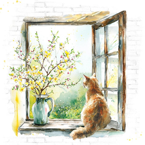 Awaiting Spring - Napkin