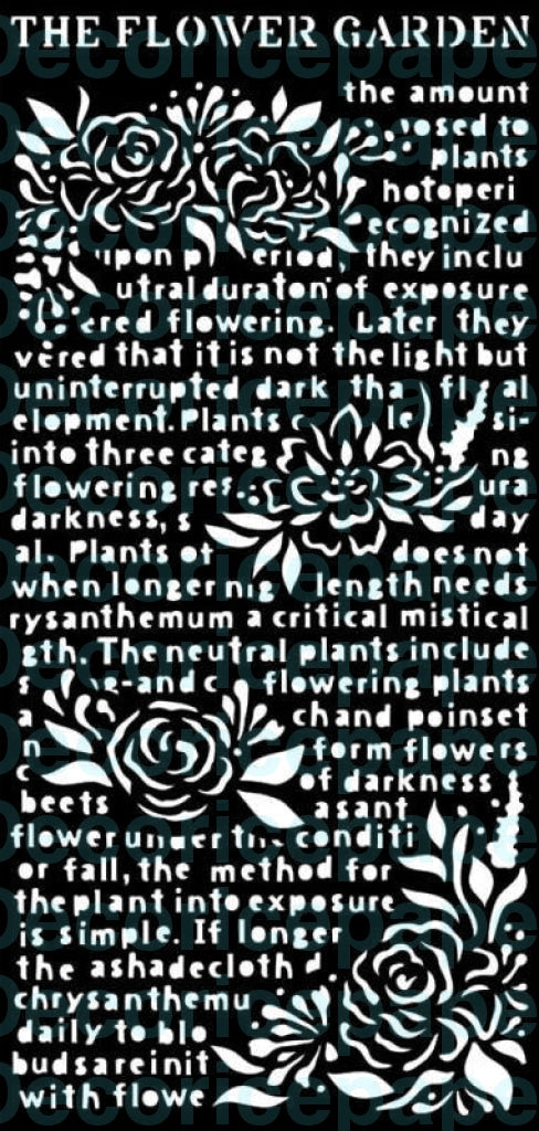 Garden Of Promises The Flower - Stencil