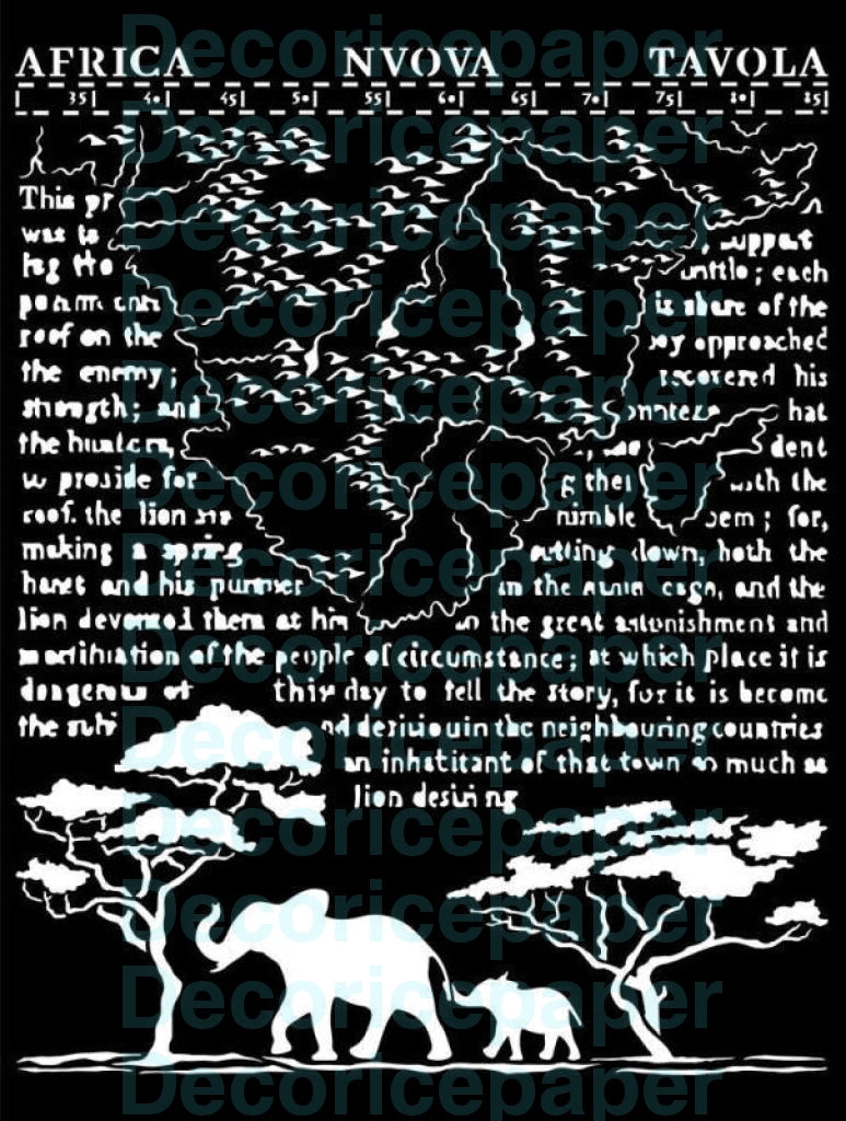 Savana Africa - Stencil