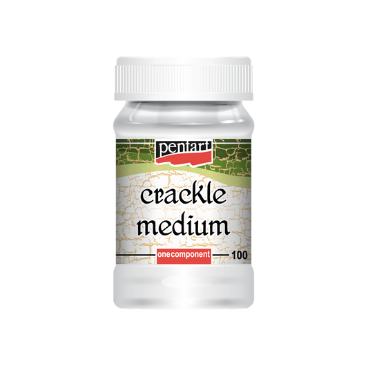 Crackle Medium - Un Composant - 100 ml