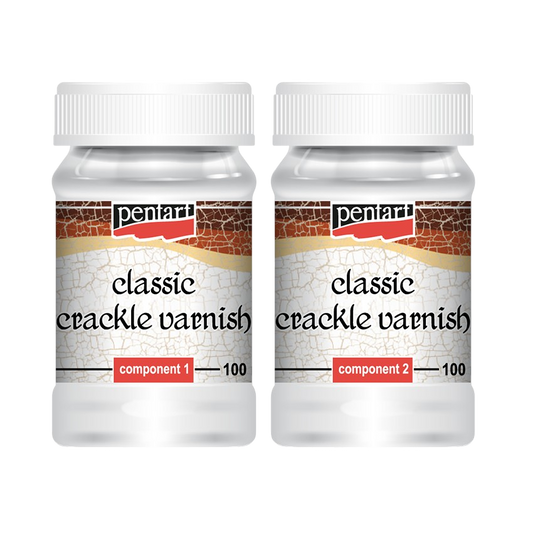 Classic Crackle Varnish Sets - 2x100 ml