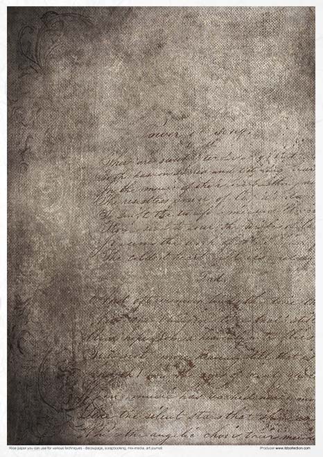 Vintage-style textured paper with handwritten text